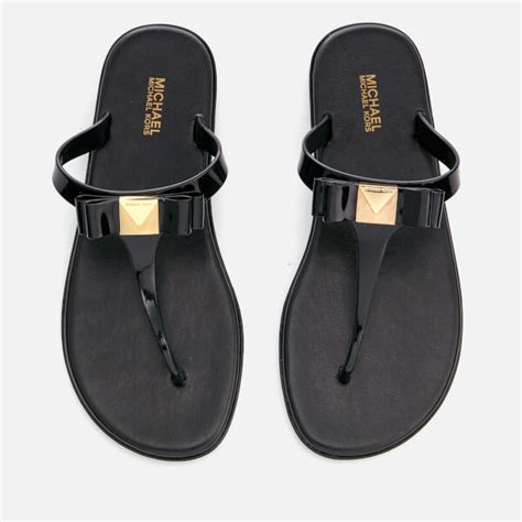 michael kors caroline jelly sandal|Michael Kors jelly sandals black.